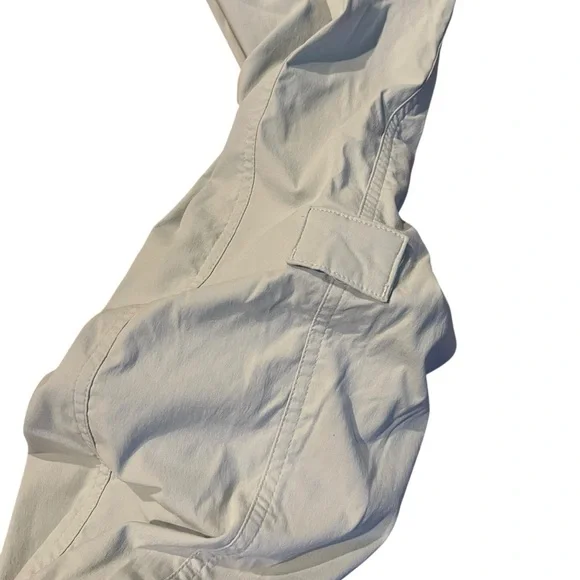 Columbia PFG Women 14 Gray Blue Cargo Fishing Hiking Outdoor Pants‎ Lightweight - Picture 10 of 12